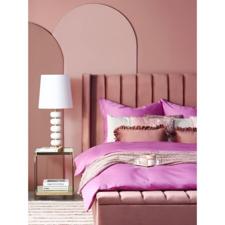 Lampa stołowa biała ze złotym FRIO