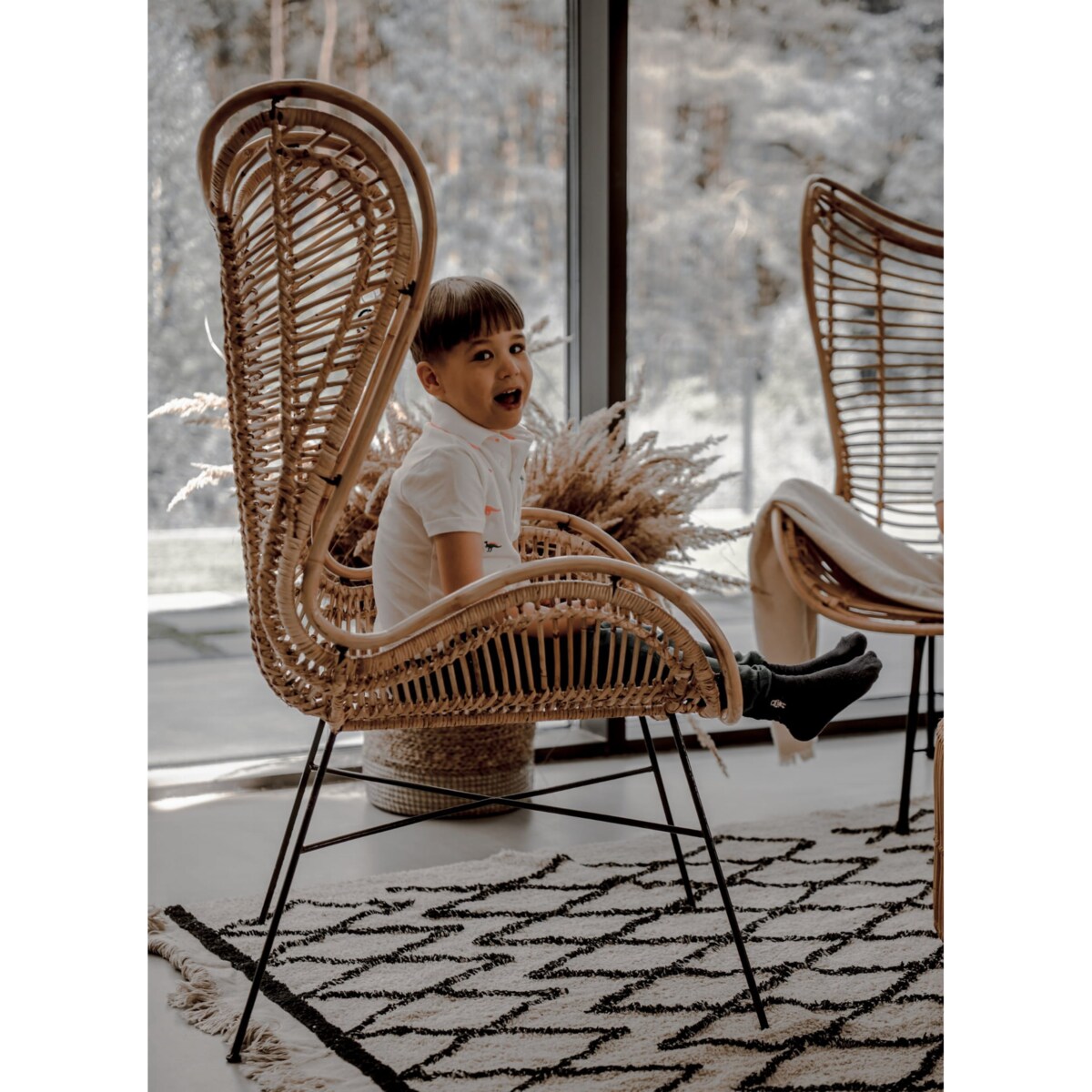 FOTEL RATTANOWY ISLA NATURALNY