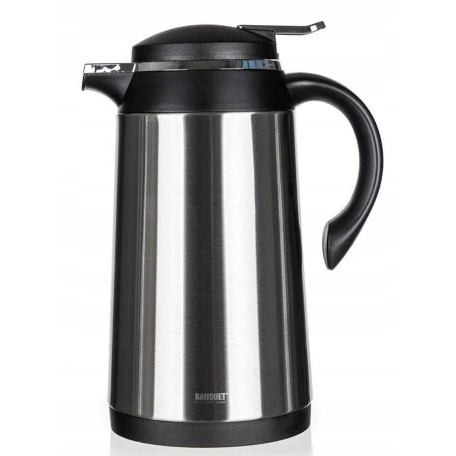 TERMOS ZE SZKLANYM WKŁADEM 1 L na napoje herbatę kawę turystyczny pracy dom