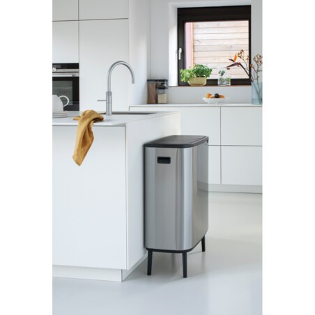 Kosz na śmieci Touch Bin Bo 2x30l Stalowy mat 130649