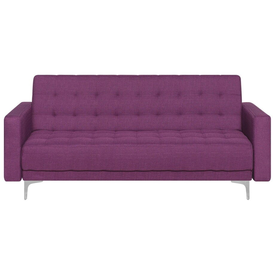 Sofa rozkładana fioletowa ABERDEEN