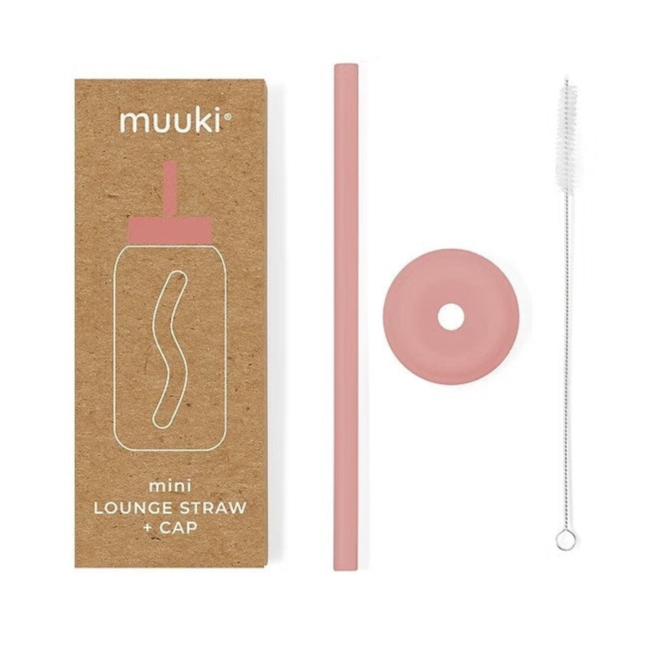 MUUKI MINI słomka do butelki 500 ml, Terra Cotta