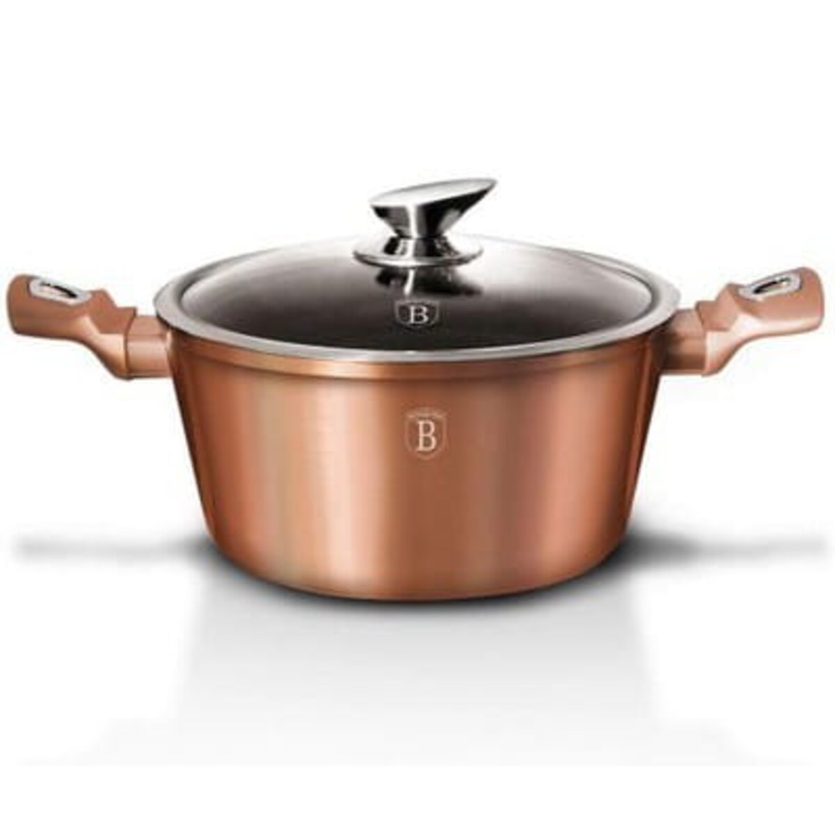 Zestaw 17 elementów garnki, patelnie, akcesoria, noże Berlinger Haus BH-6161