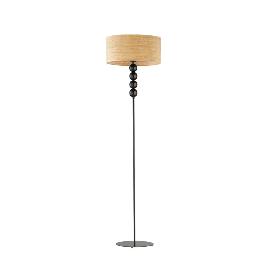 Lampa stojąca podłogowa z abażurem walec IKO