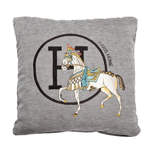 Poduszka dekoracyjna SHP PARIS HOME szara