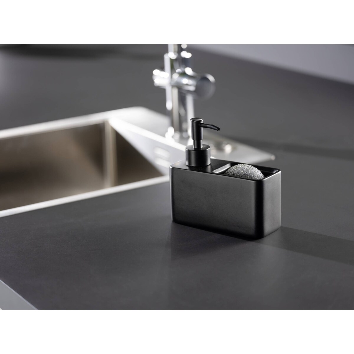 Dozownik z miejscem na gąbkę, 150 ml, Resa, WENKO