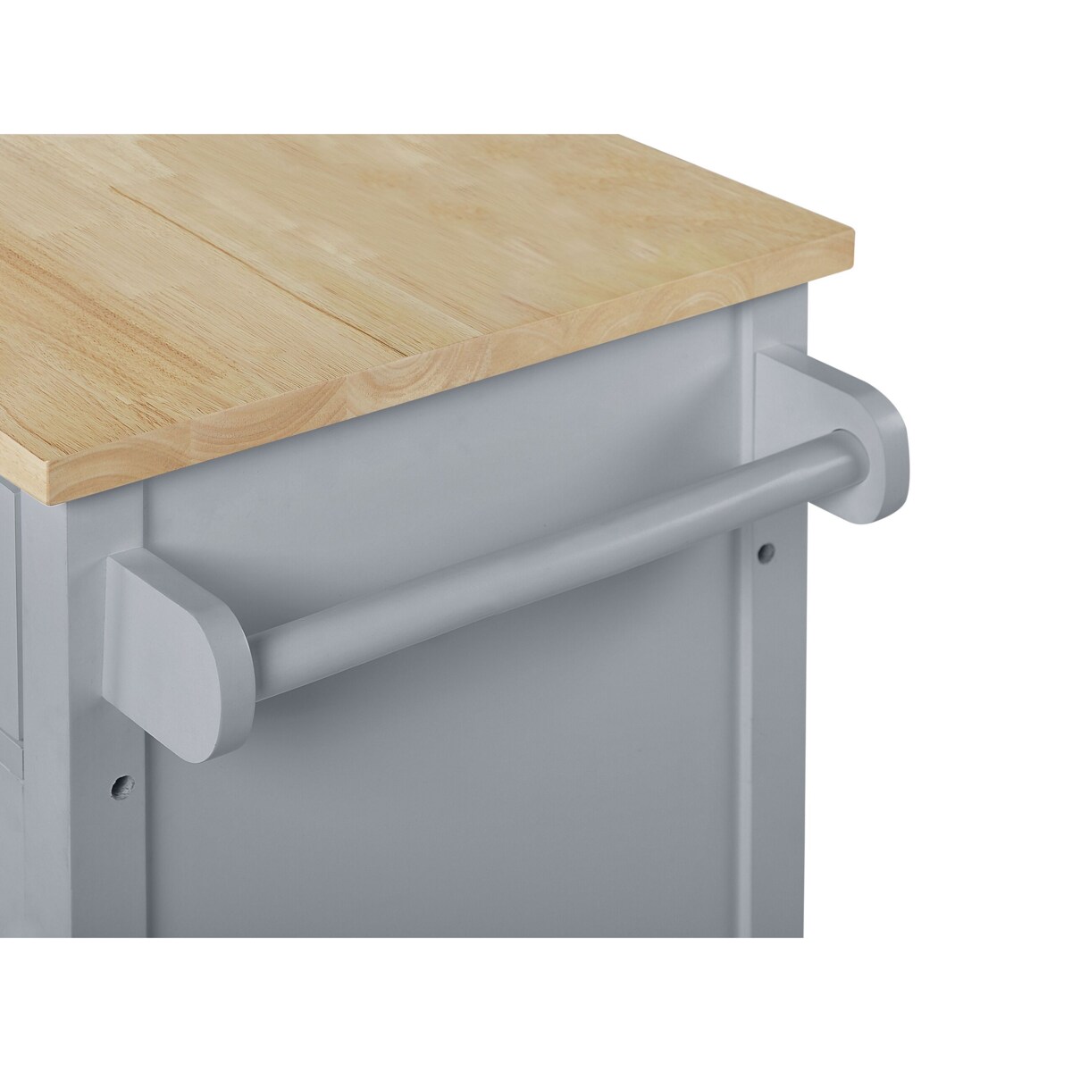 Wózek kuchenny 2 szuflady szary GENOA