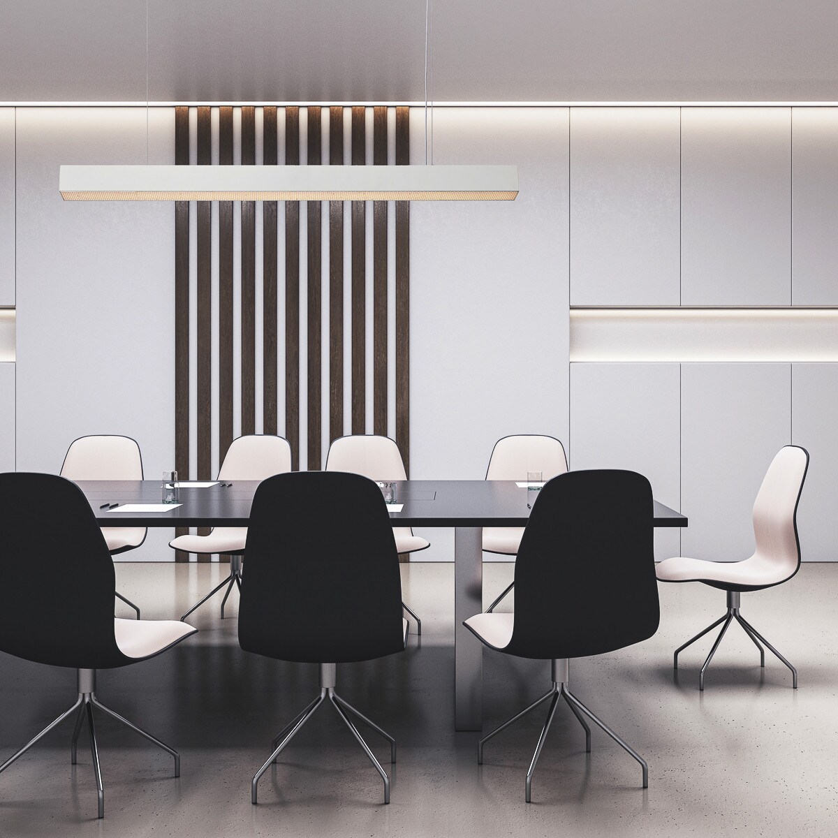 Lampa sufitowa wisząca Light Prestige Mira biały LED 2700K-6500K (SMART) 1 szt.