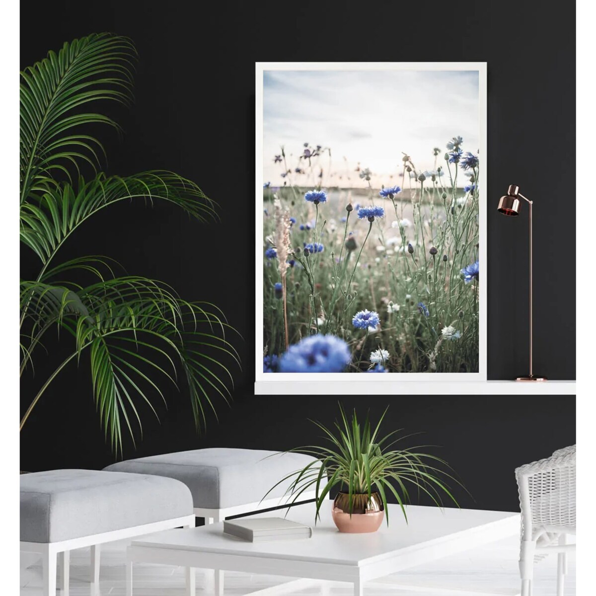 Poster Story, Plakat, Obraz - Polne Chabry, wymiary 60 x 84 cm