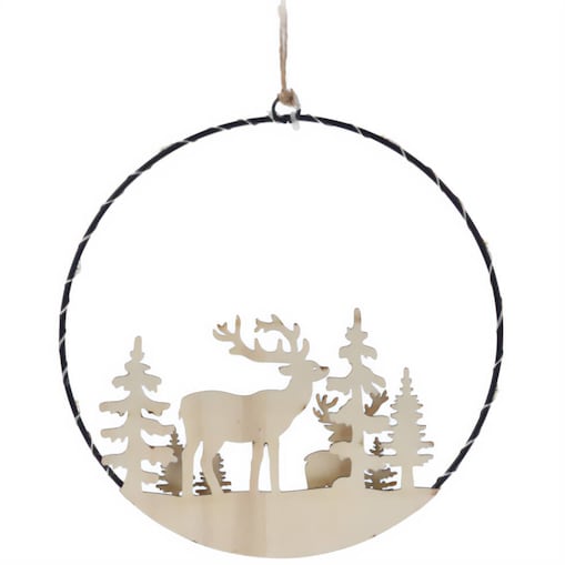 Dekoracja świąteczna z LED do zawieszenia, Ø 20 cm