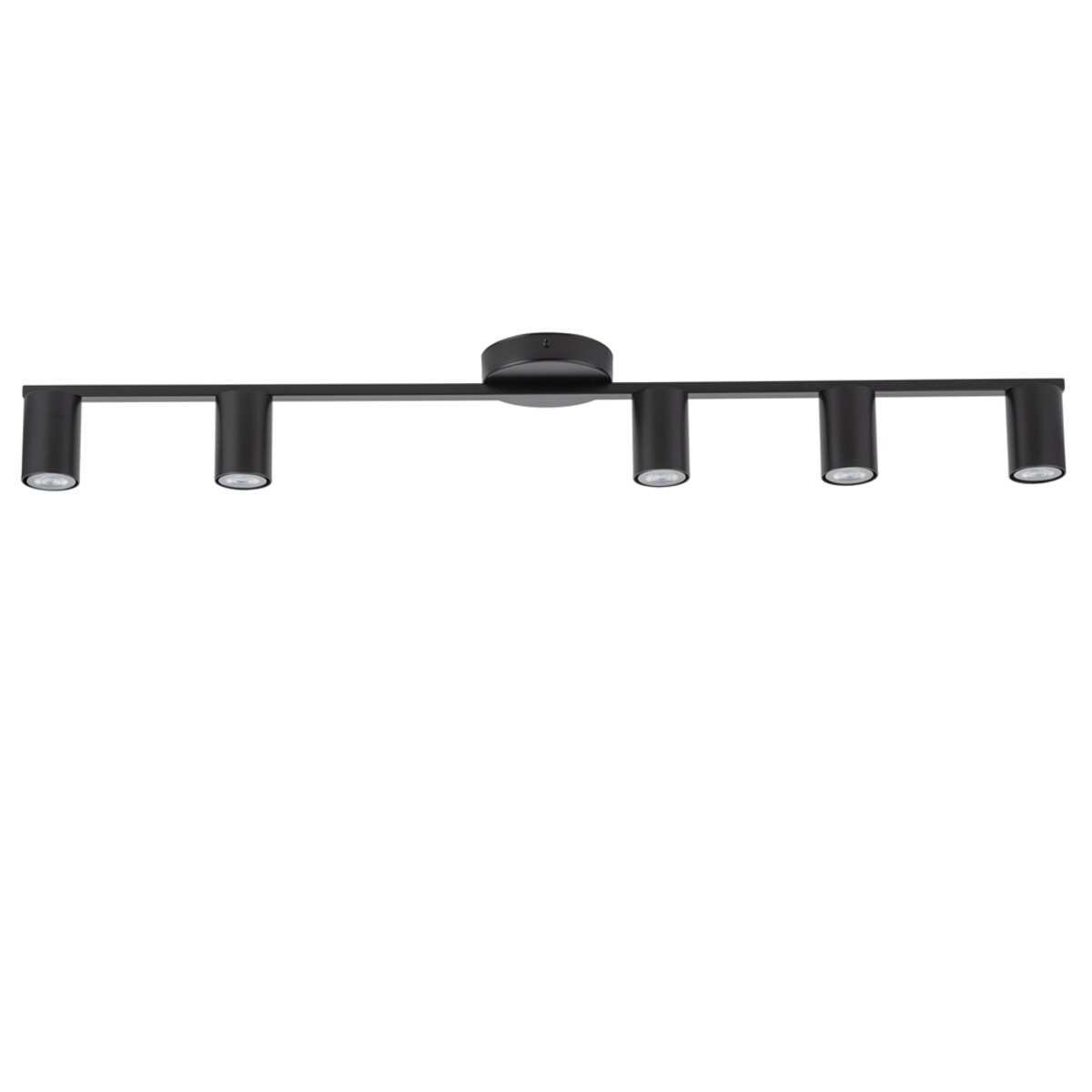 Tuby do sypialni Sky czarna lampa sufitowa metalowa