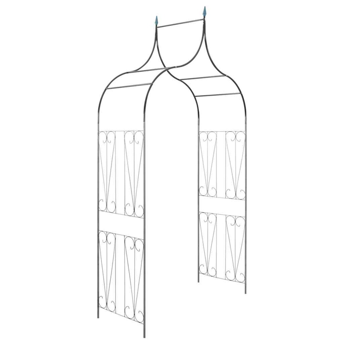 vidaXl Pergola ogrodowa  do roślin pnących, ciemnozielona