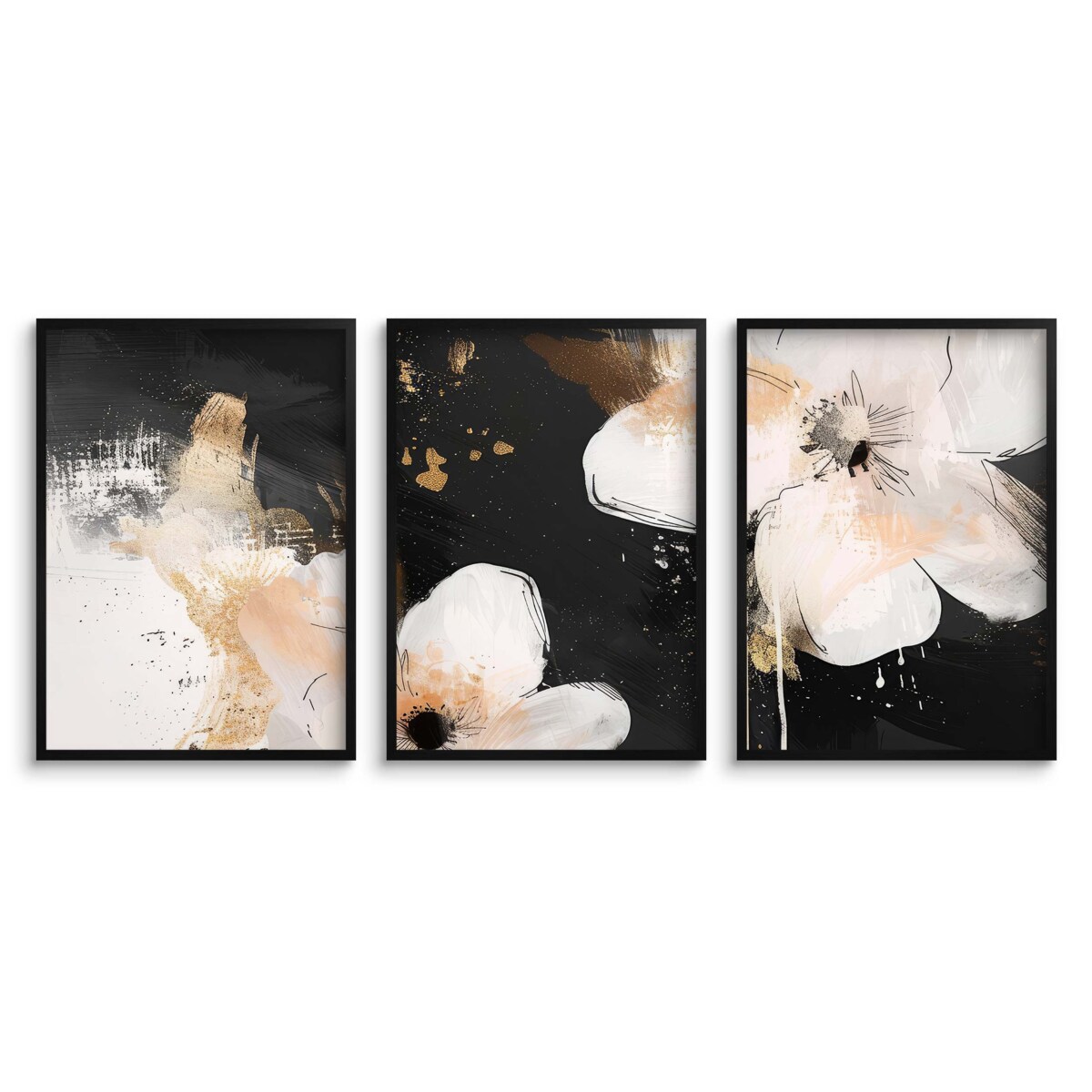 Obrazy ścienne Plakaty na ścianę Malowane Kwiaty Akwarela