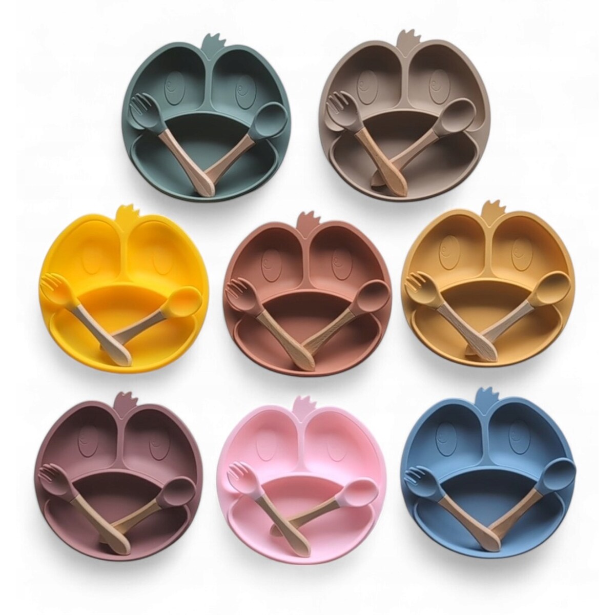 KUBEK do nauki picia silikonowy BIDON ze słomką rurka BLW SILIKON PREZENT