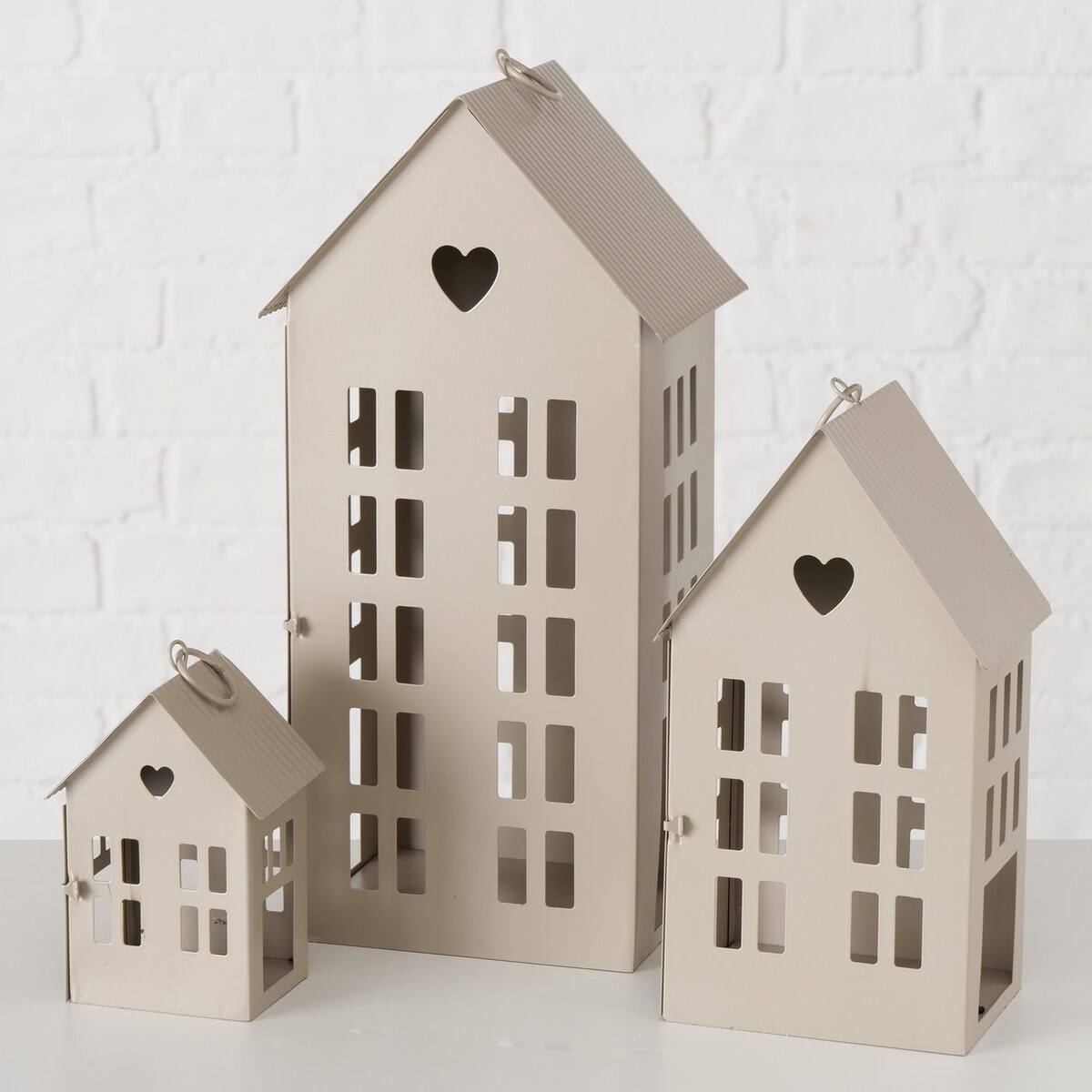 Latarnia dekoracyjna domek ALAMO, 13 - 35 cm