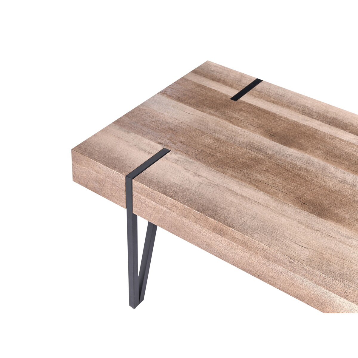 Stolik kawowy ADENA Ciemnobrązowy