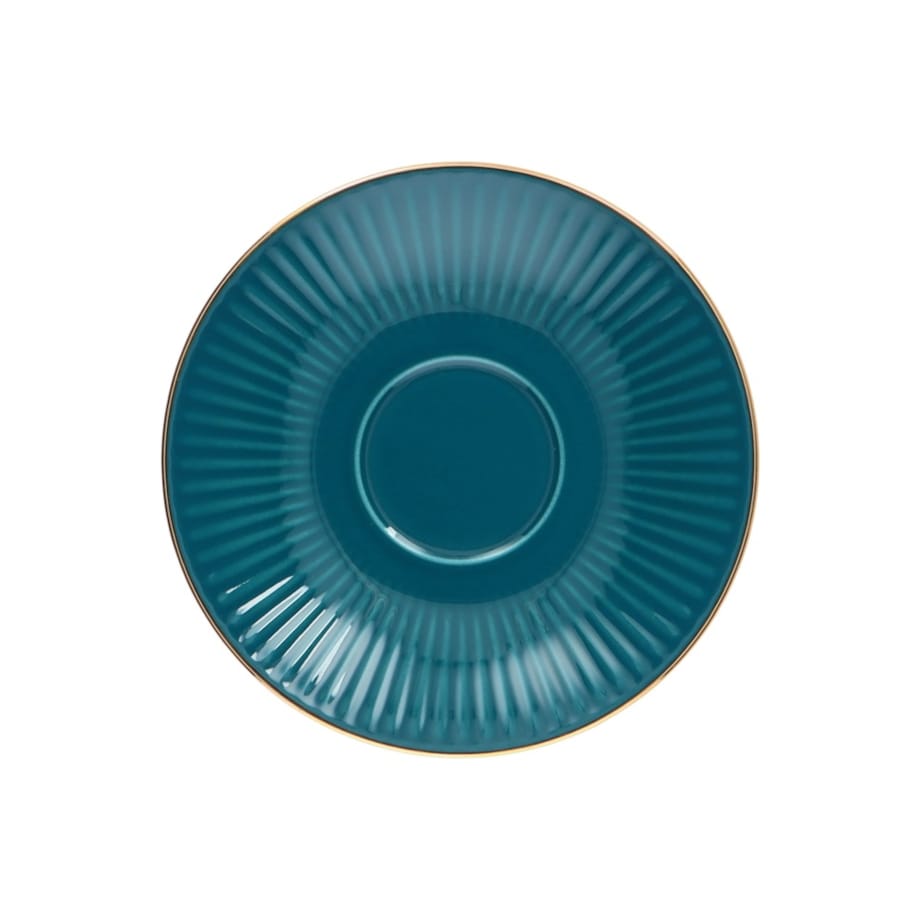 Filiżanka 250 ml ze spodkiem Dalia Turkus GZ05