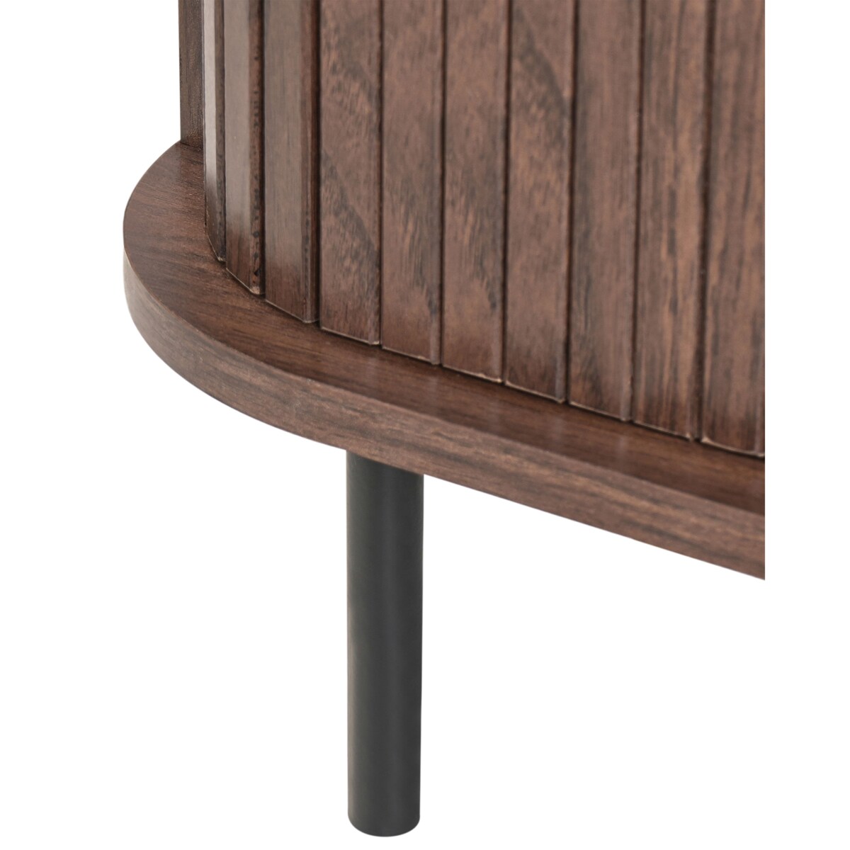 Szafka nocna BRADLEY Ciemnobrązowy