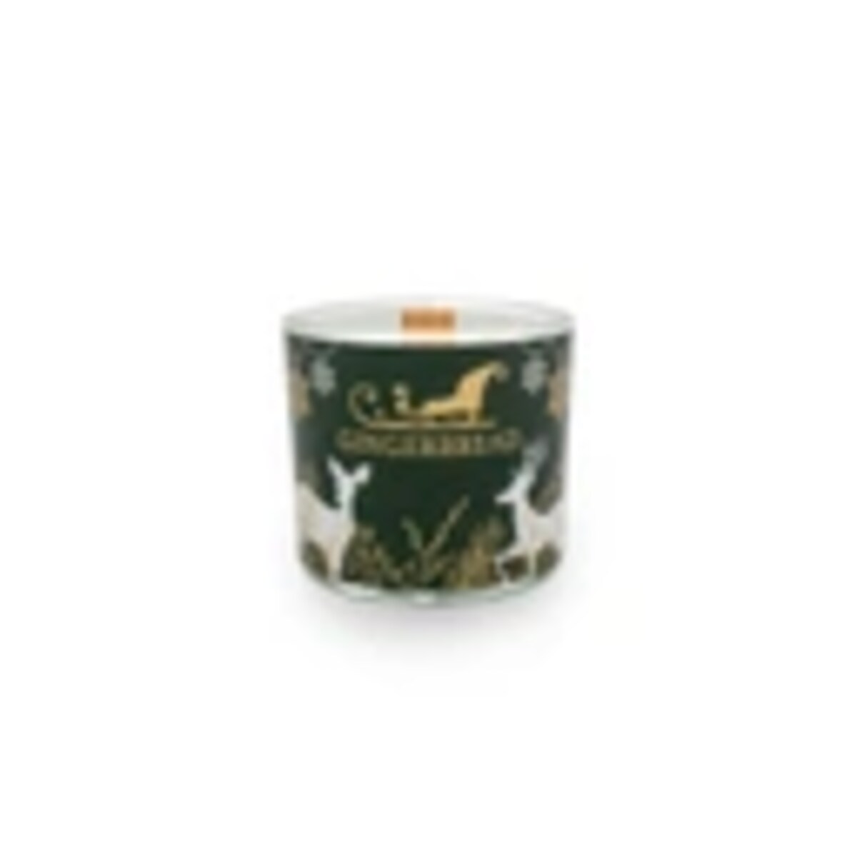 Świeca Zapachowa Sojowa Świąteczna /Drewniany Knot/40h/Piernik 200g