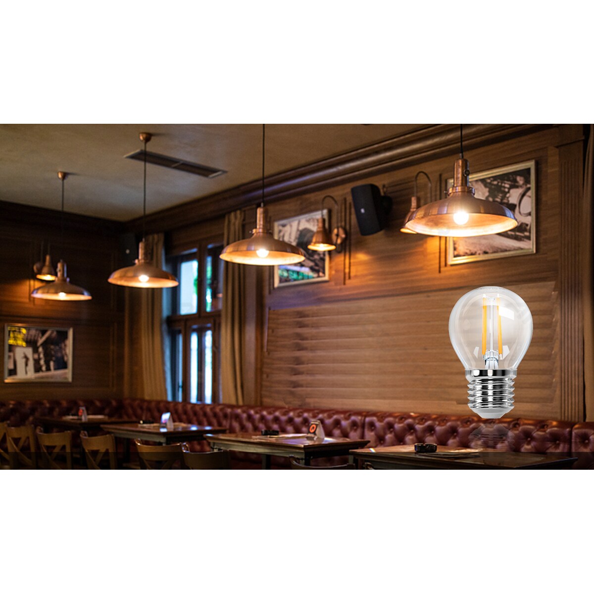 inteligentna żarówka bluetooth mesh g45 4.5w cct