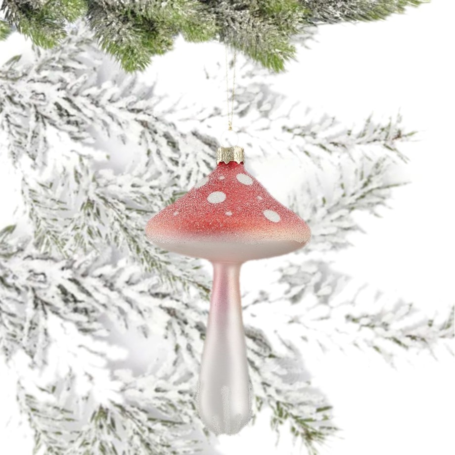 VILLA ITALIA Bombka szklana GRZYBEK 11,5 cm