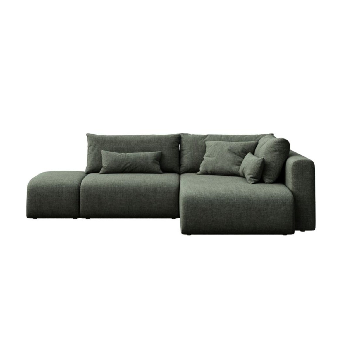 Lumine Sofa narożna - zielona