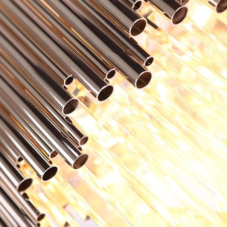 LAMPA wisząca VOGUE P0284 Maxlight kryształowa OPRAWA zwis sople crystal glamour złote przezroczyste