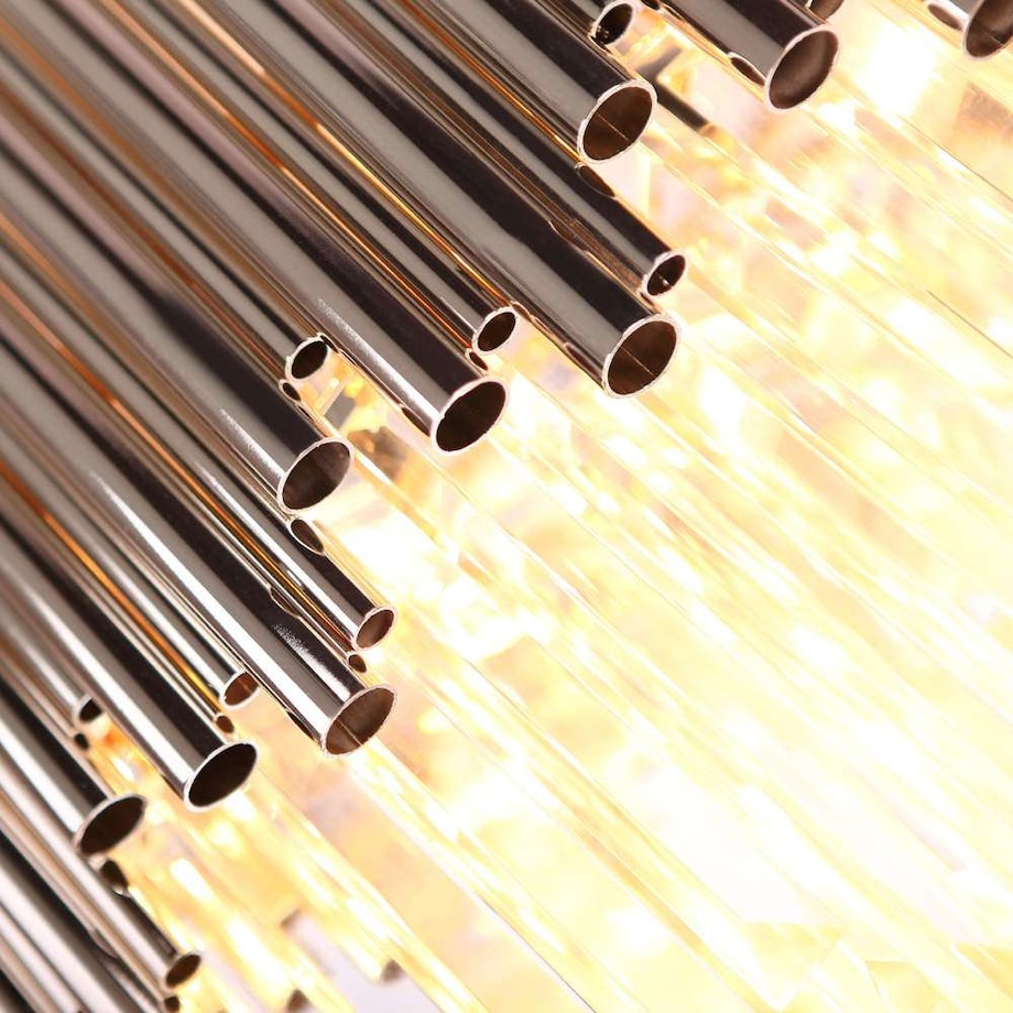 LAMPA wisząca VOGUE P0284 Maxlight kryształowa OPRAWA zwis sople crystal glamour złote przezroczyste