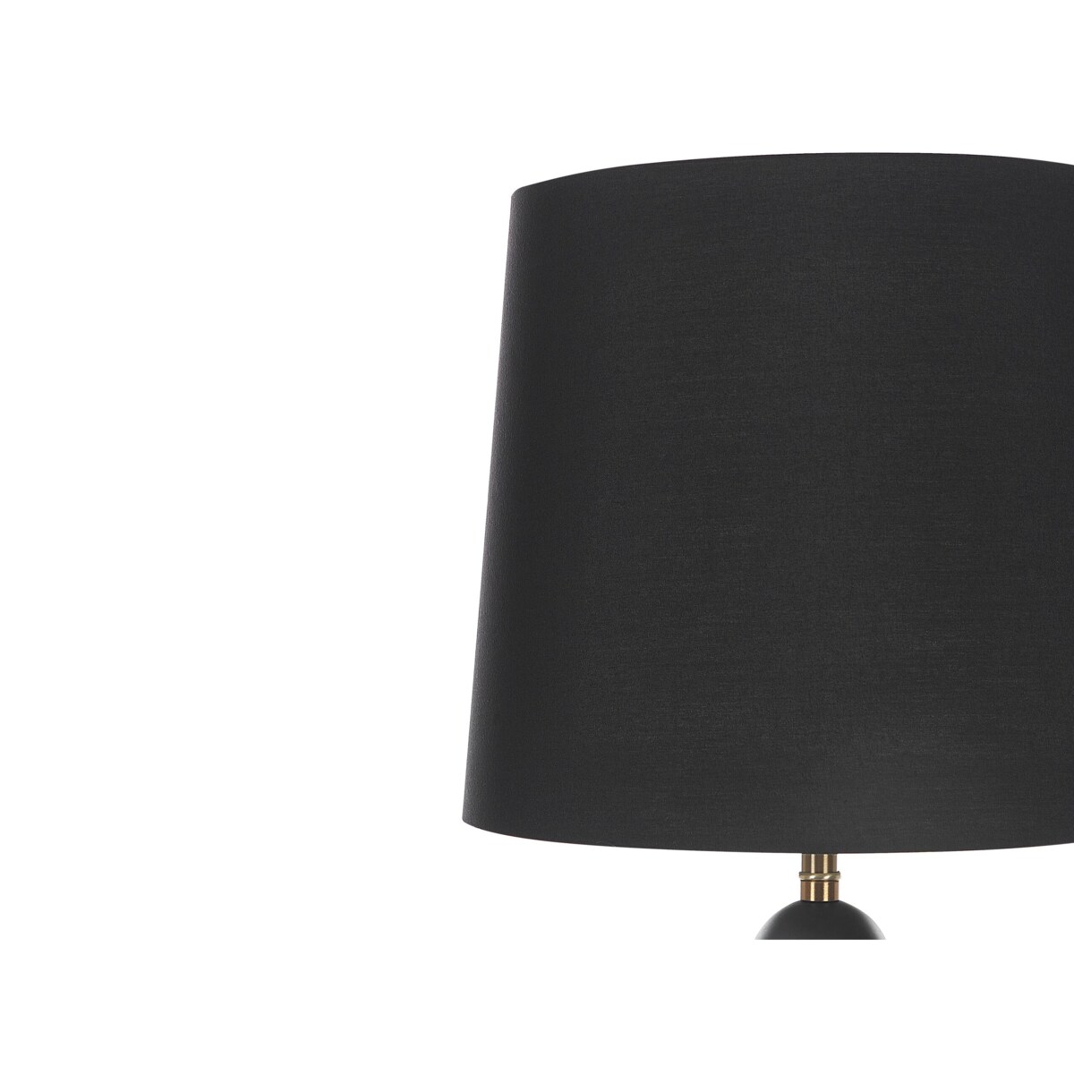 Lampa stołowa metalowa czarna ze złotym ASSONET