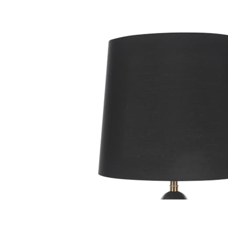 Lampa stołowa metalowa czarna ze złotym ASSONET