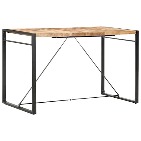 vidaXL Stolik barowy, 180x90x110 cm, lite drewno mango