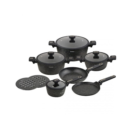 Klausberg zestaw 12 garnków marmurkowych 63911