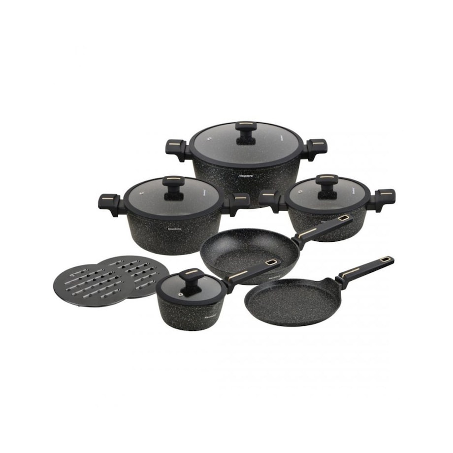 Klausberg zestaw 12 garnków marmurkowych 63911