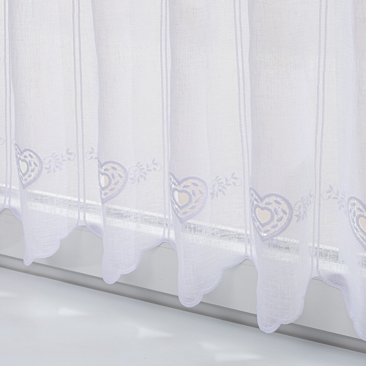 Zazdrostka żakardowa Heart wys.70 cm na metry 130x0