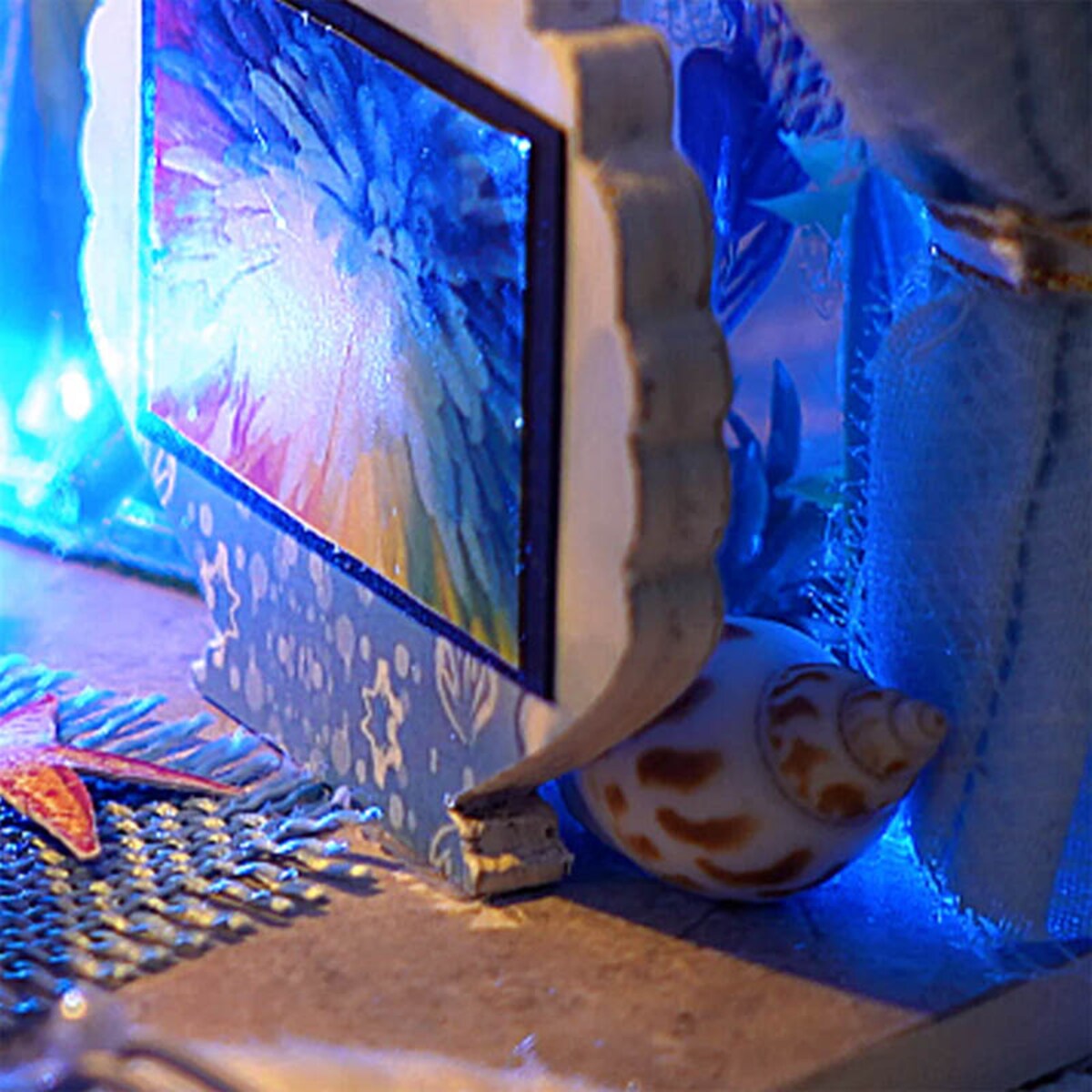 Miniaturowy domek - Podwodny świat syrenek