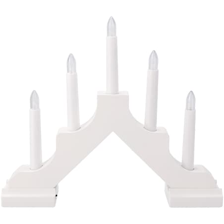 Świecznik 5 LED świąteczny LATARENKA na boże narodzenie TIMER baterie JUMI