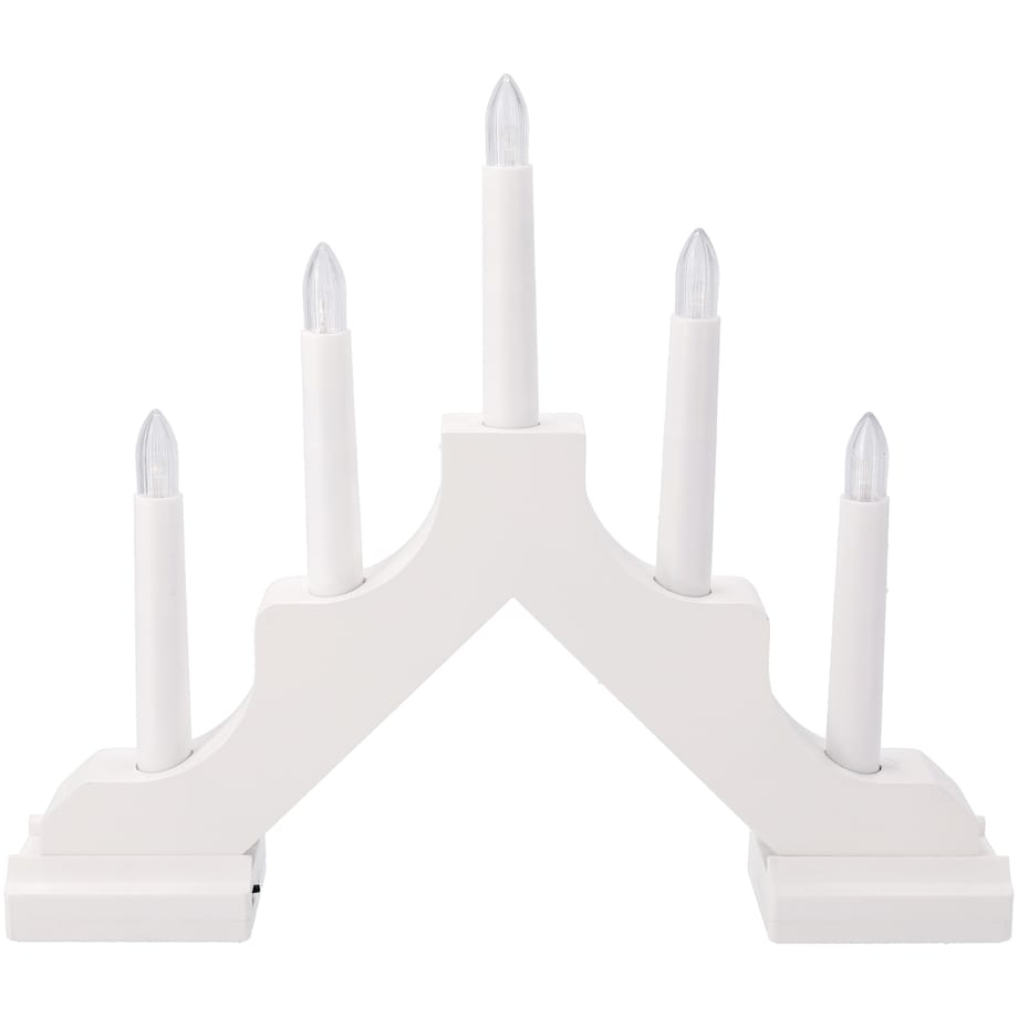 Świecznik 5 LED świąteczny LATARENKA na boże narodzenie TIMER baterie JUMI