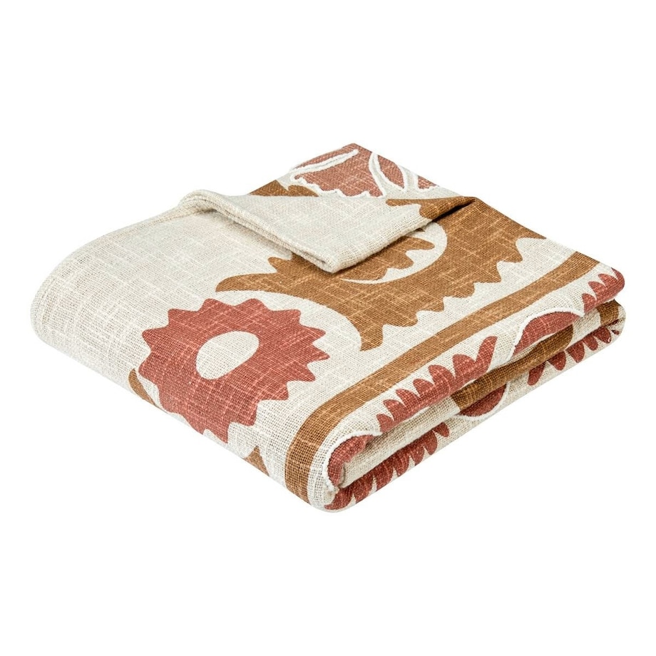 Narzuta bawełniana, terracotta, 240x260 cm, Sienna