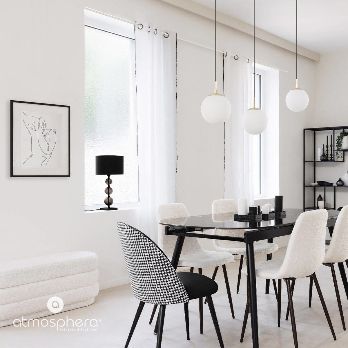 Krzesło tapicerowane do jadalni SLANO