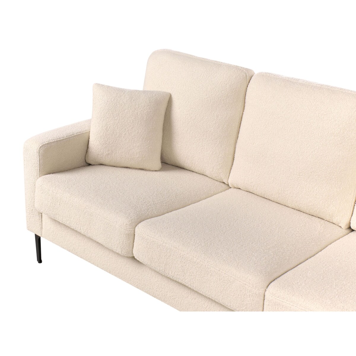 Sofa 3-osobowa boucle złamana biel GAVLE