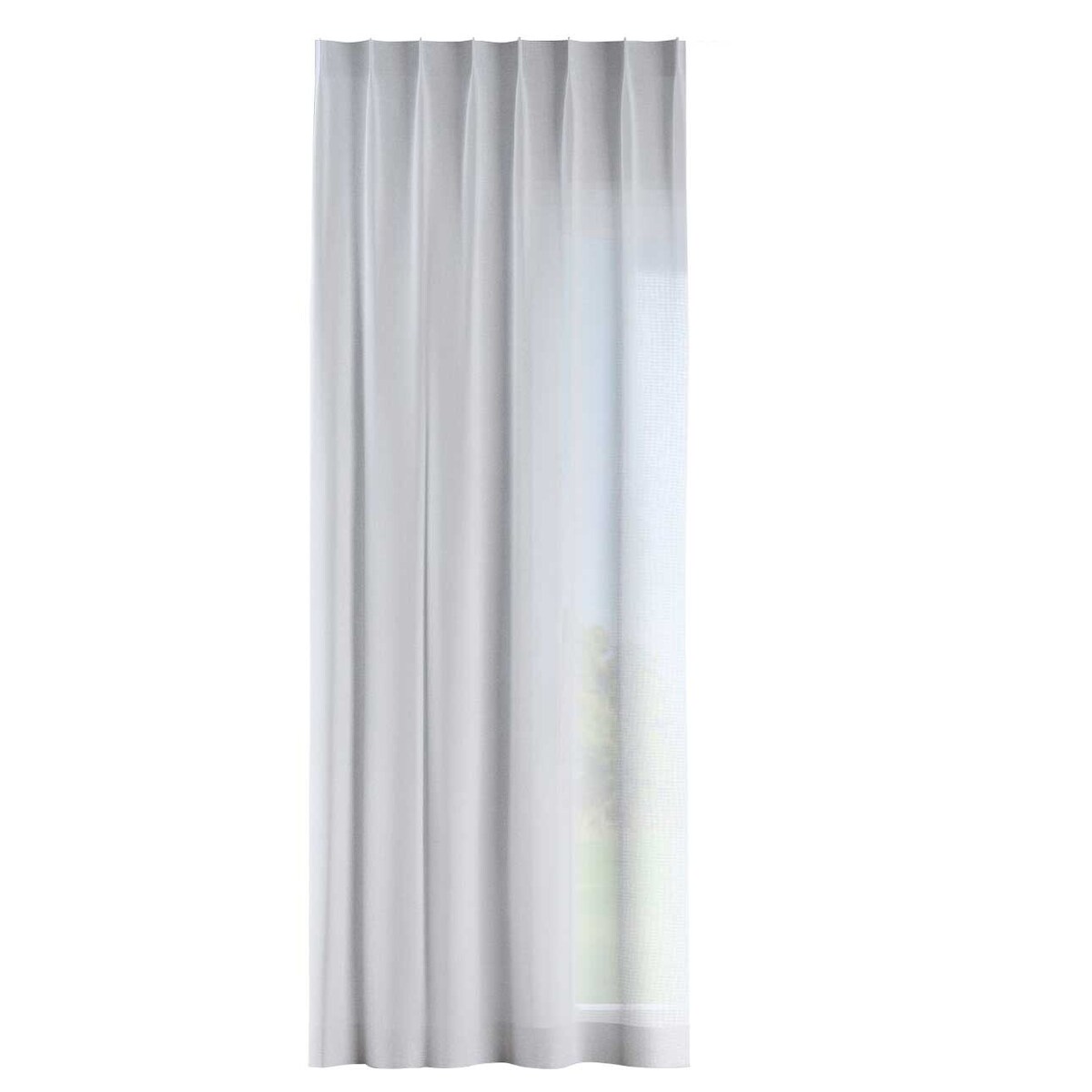 Zasłona na haczykach flex pojedynczych 130x260 prześwitujący, złamana biel