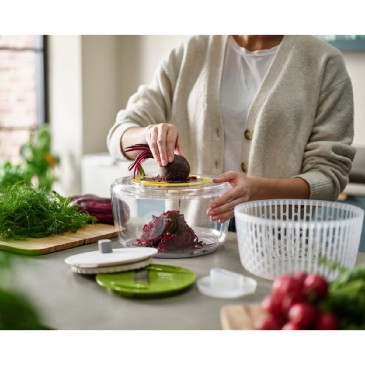 Wirówka do sałaty 3w1 Duo Joseph Joseph