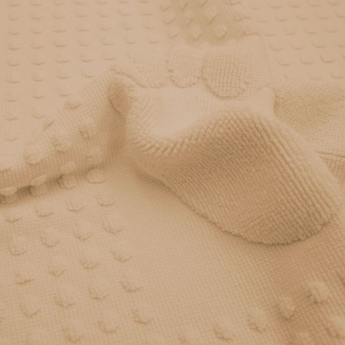 Dywanik łazienkowy 50x70 Stopki, 100% bawełna, kolor cappuccino