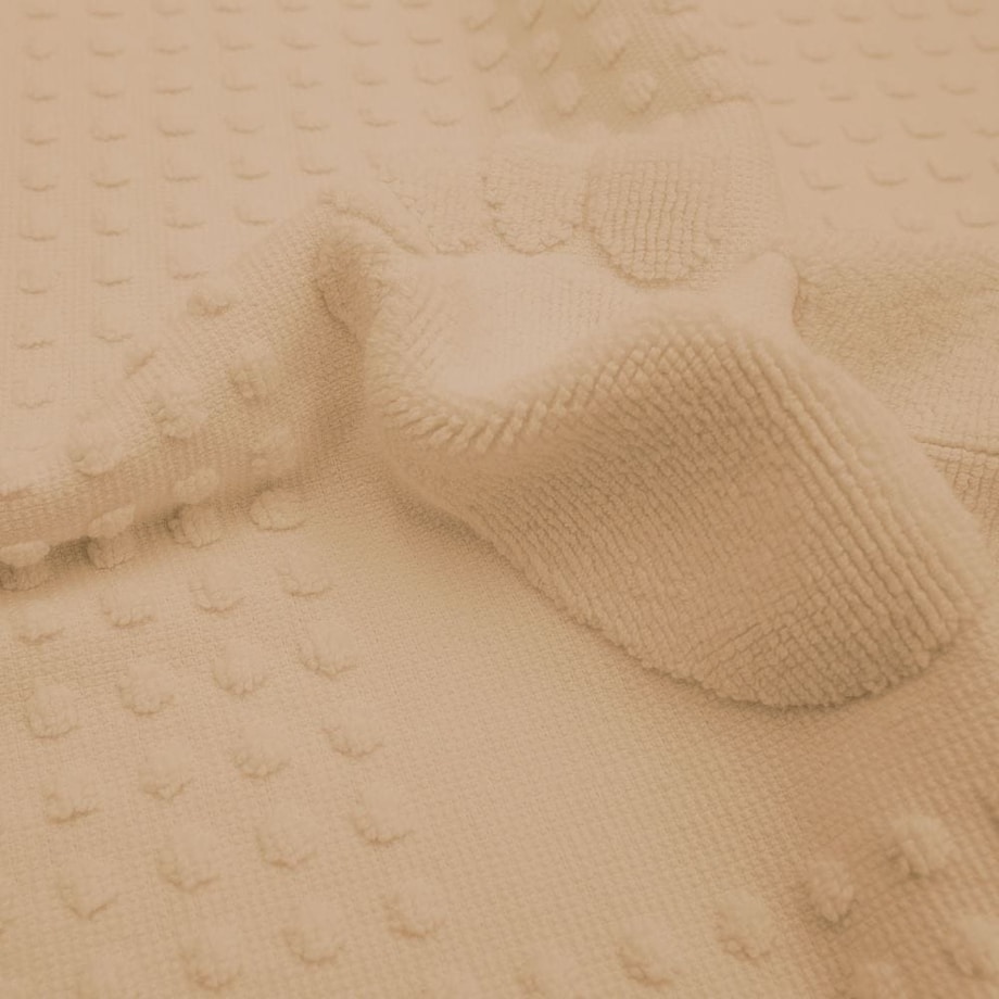 Dywanik łazienkowy 50x70 Stopki, 100% bawełna, kolor cappuccino