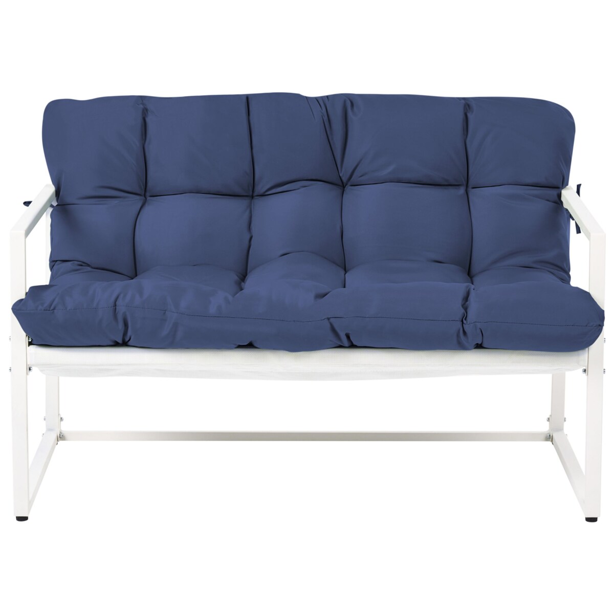 Zestaw ogrodowy ze stolikiem dla 4 osób GARDA Metal Niebieski