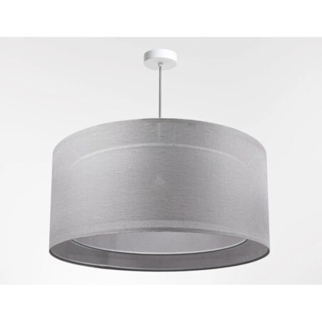 Lampa wisząca DUO LEN LIGHT 005-50 szara/beżowa