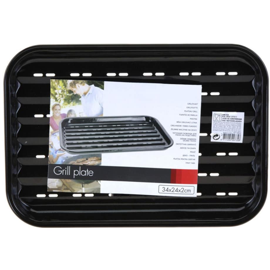 bbq tacka do grilowania 34,5x24 cm wielokrotnego użytku, nieprzywierająca