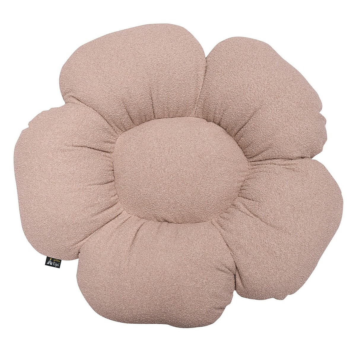 Poduszka kwiatek Mia XXL, różowy, 100 cm, Boucle