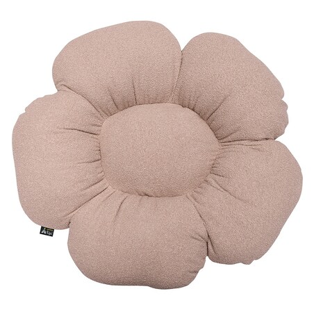 Poduszka kwiatek Mia XXL, różowy, 100 cm, Boucle