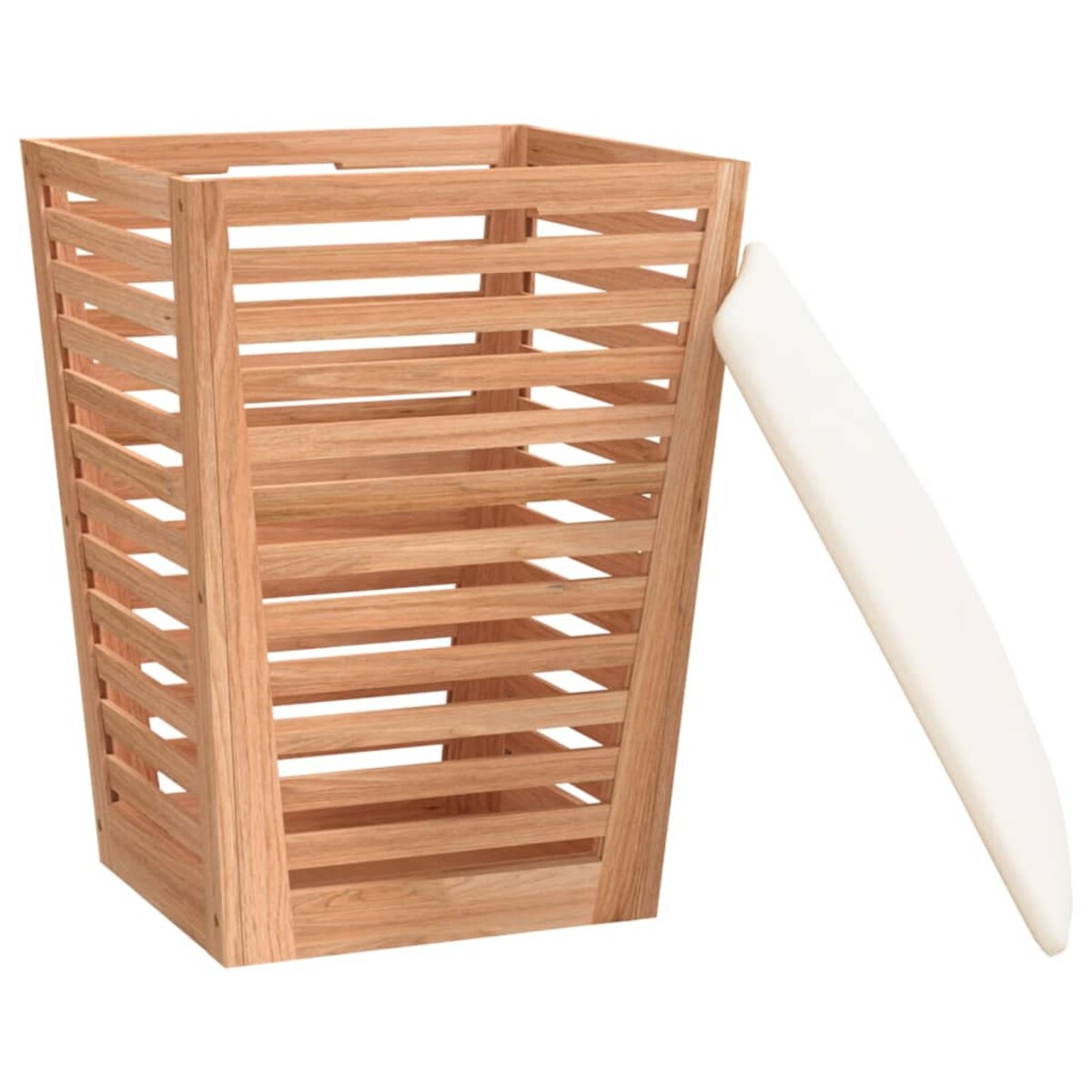 vidaXL Stołek do łazienki, 40,5x40,5x56 cm, lite drewno orzechowe